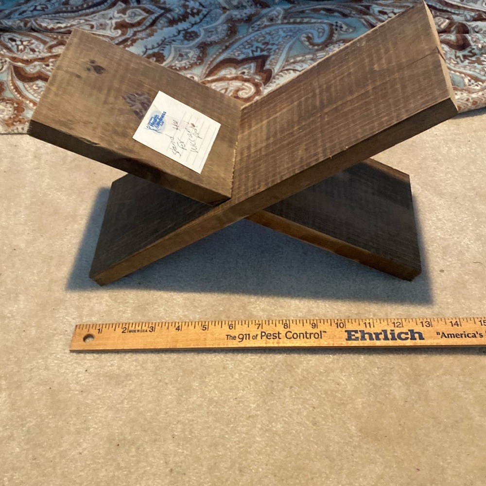 NWOT Solid Wood Stand for the Wiccan Rede